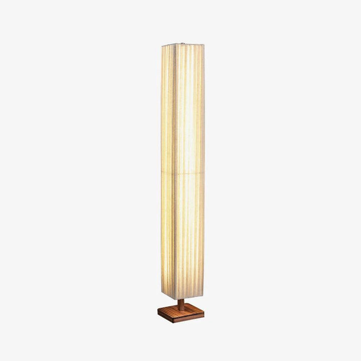 Pleated Column Floor Lamp