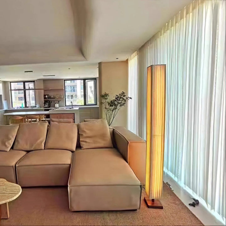 Pleated Column Floor Lamp - View 6