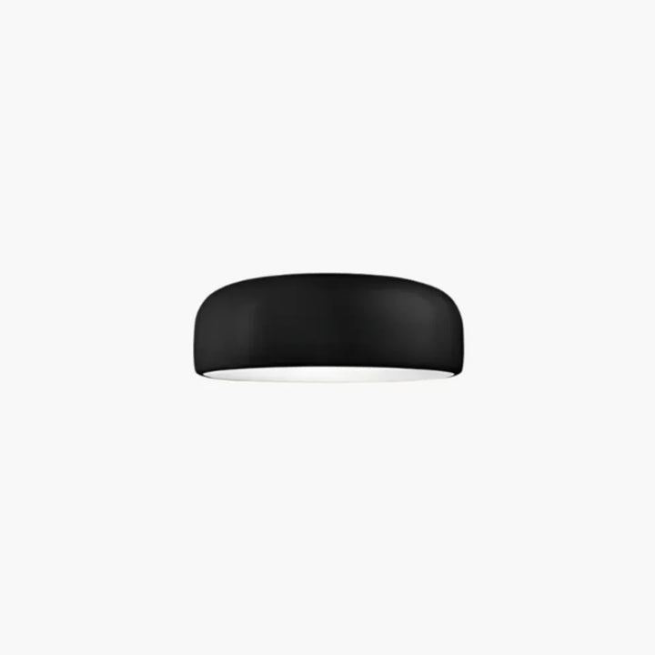 Dome Flush Ceiling Light in Black