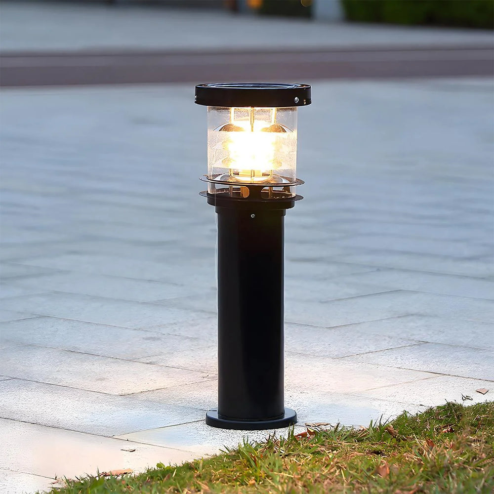 Lantern Garden Post Light in Black - View 2