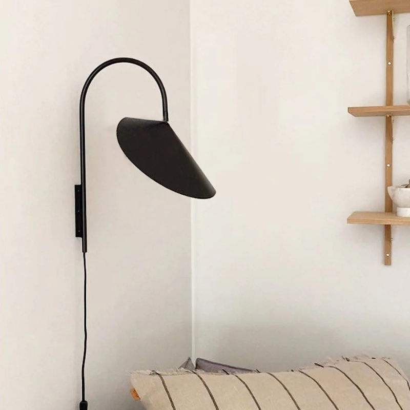 Modern Iron Petal Wall Sconce - Adjustable Up/Down Wall Light for Cozy Atmosphere, Durable Iron Frame, Ideal for Living Room or Bedroom 4