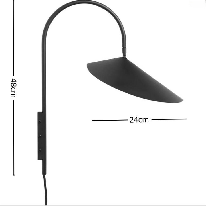 Modern Iron Petal Wall Sconce - Adjustable Up/Down Wall Light for Cozy Atmosphere, Durable Iron Frame, Ideal for Living Room or Bedroom 8