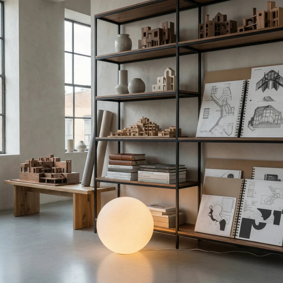 Globe Floor Lamp in 25 cm