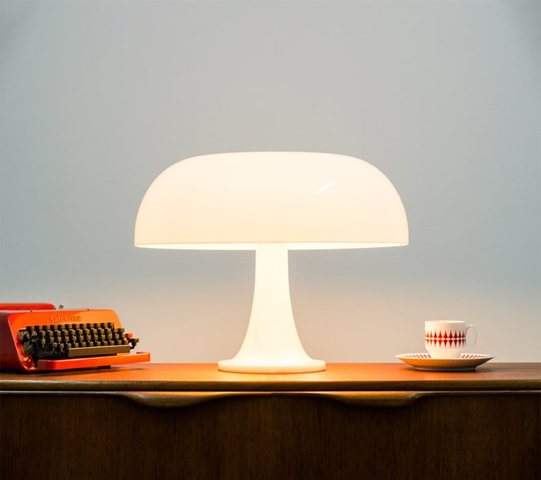 Opal Acrylic Mushroom Table Lamp