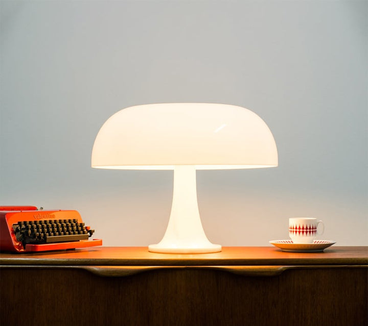 Opal Acrylic Mushroom Table Lamp
