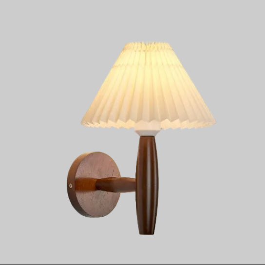 Modern Wooden Wall Light Sconce - LED Wall Lamp with Warm White Light for Cozy Indoor Ambiance