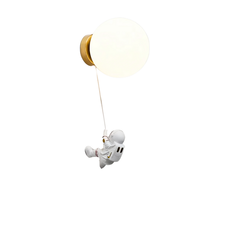 Moon and Astronaut Wall Lamp - LED Wall Light for Kids' Room, Playful Design, Energy-Efficient Night Light 10
