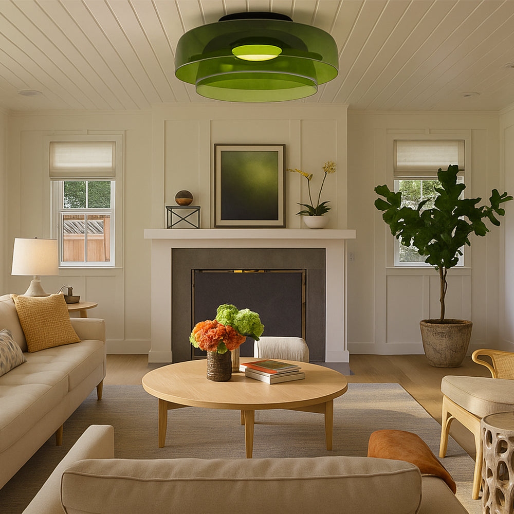 Bauhaus Layered Glass Pendant Light - View 4