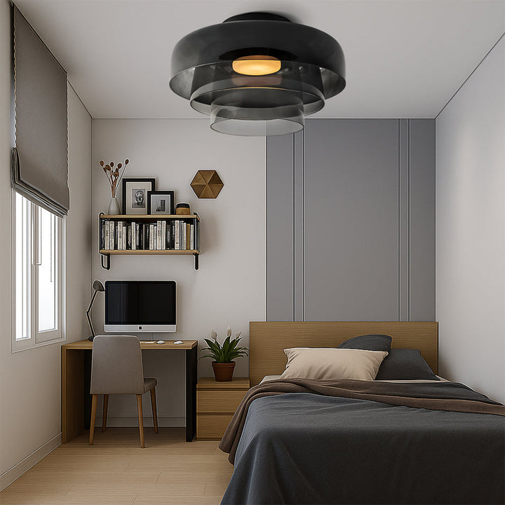 Bauhaus Layered Glass Pendant Light - View 6