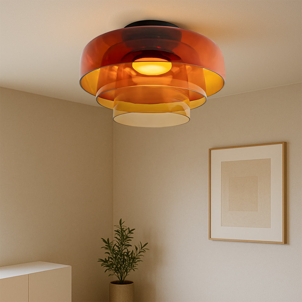 Bauhaus Layered Glass Pendant Light