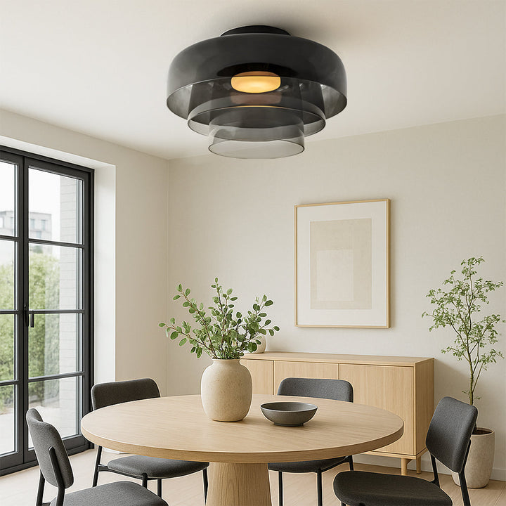 Bauhaus Layered Glass Pendant Light - View 8