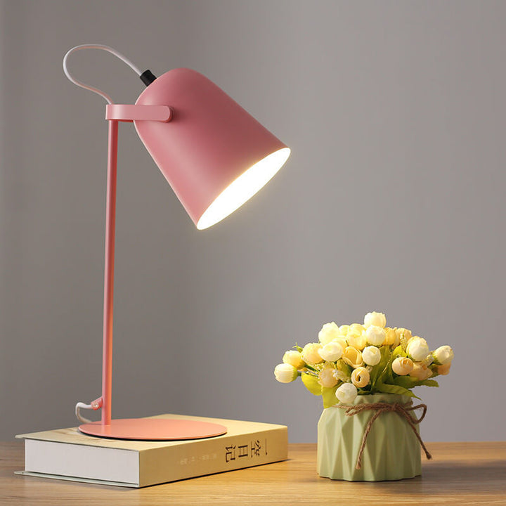 Nordic Macaron Table Lamp - Modern Iron Desk Lamp with Playful Pastel Colors 0