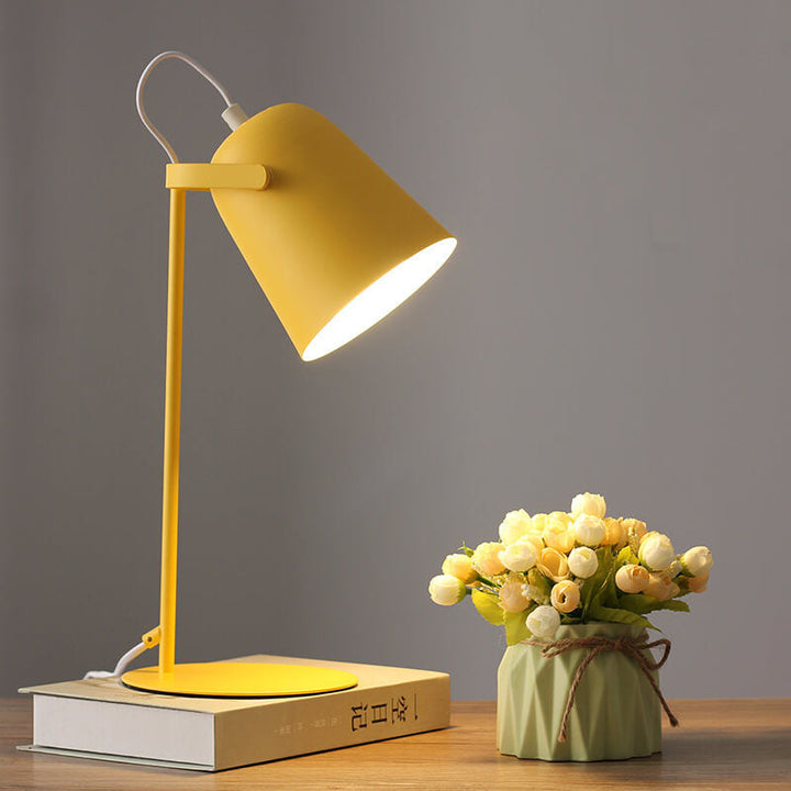 Nordic Macaron Table Lamp - Modern Iron Desk Lamp with Playful Pastel Colors 1