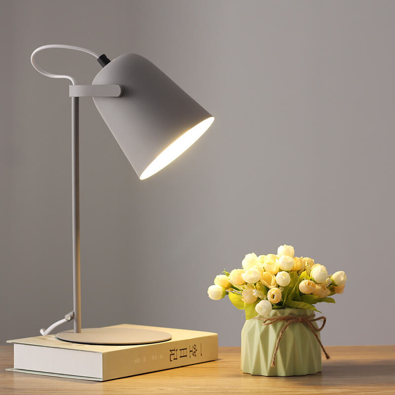 Nordic Macaron Table Lamp - Modern Iron Desk Lamp with Playful Pastel Colors 10