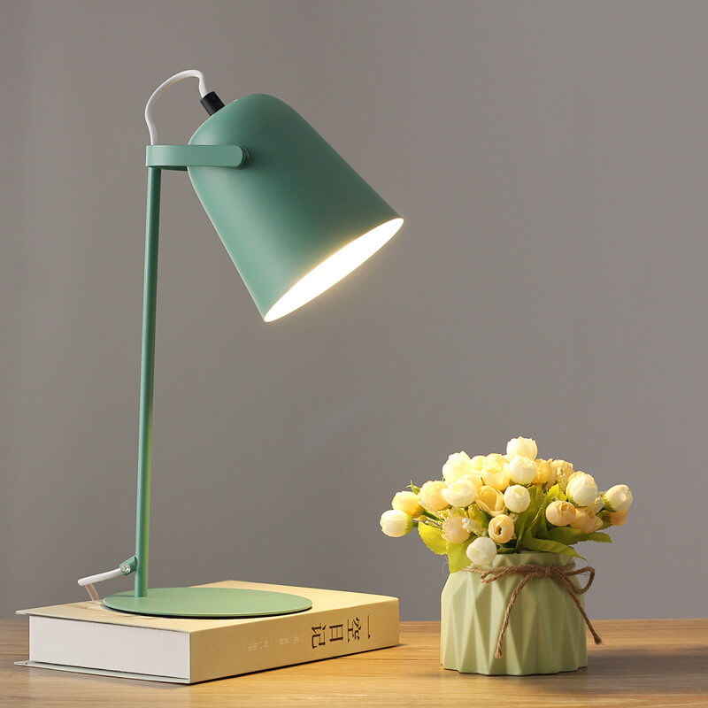 Nordic Macaron Table Lamp - Modern Iron Desk Lamp with Playful Pastel Colors 12
