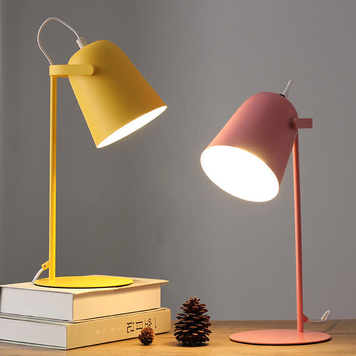 Nordic Macaron Table Lamp - Modern Iron Desk Lamp with Playful Pastel Colors 6