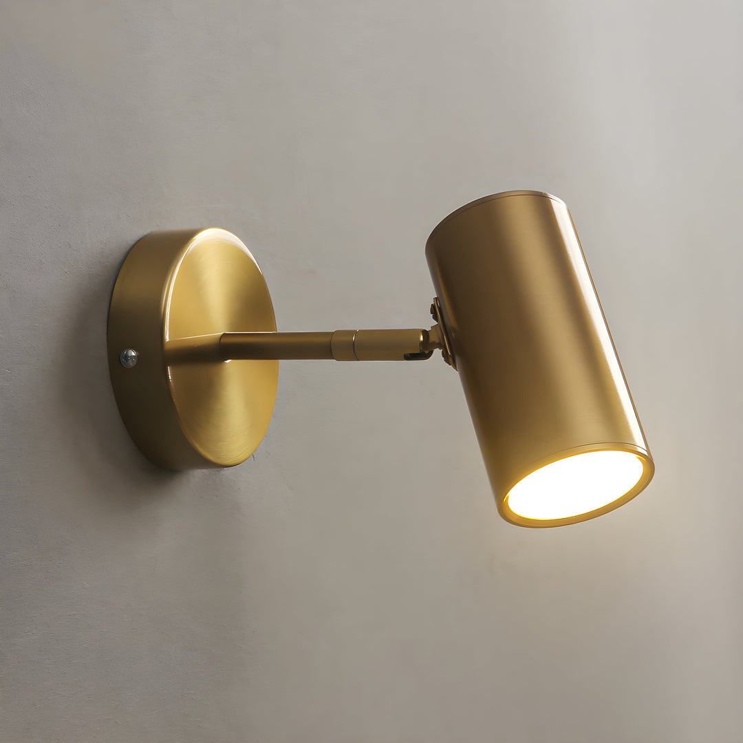Nordic Modern Adjustable LED Wall Lamp - Matte Black and Gold Finish 0