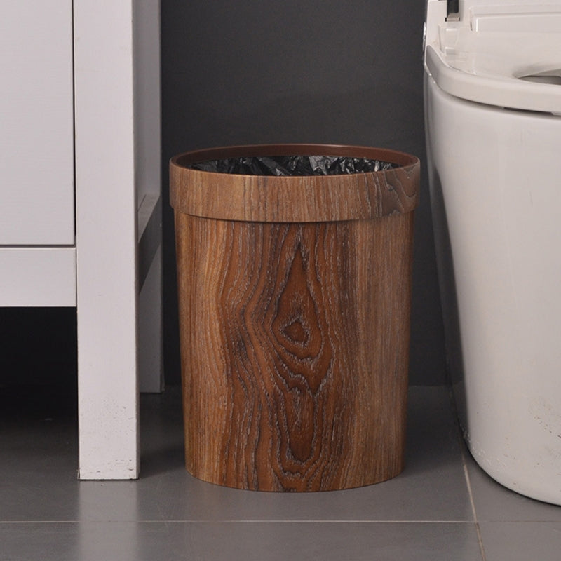 Nordic Style Minimalist Wood Garbage Bin, 8L Kitchen Trash Can for Small Spaces - Durable and Lightweight Design 2