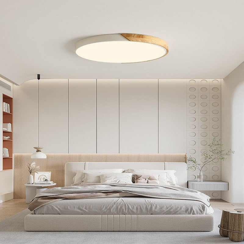 Nordic Wooden Ceiling Light - Minimalist Design with LED Compatibility 5