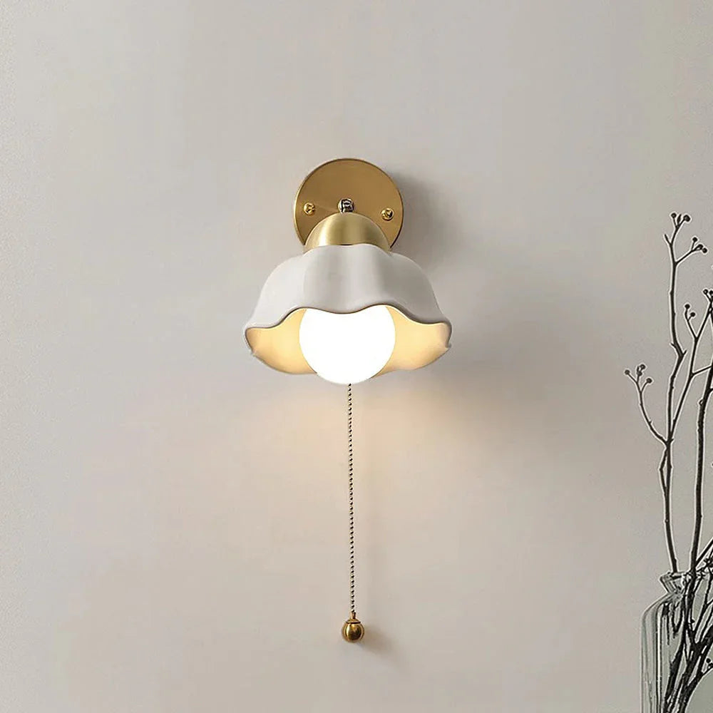 French Flower Wall Light in Default
