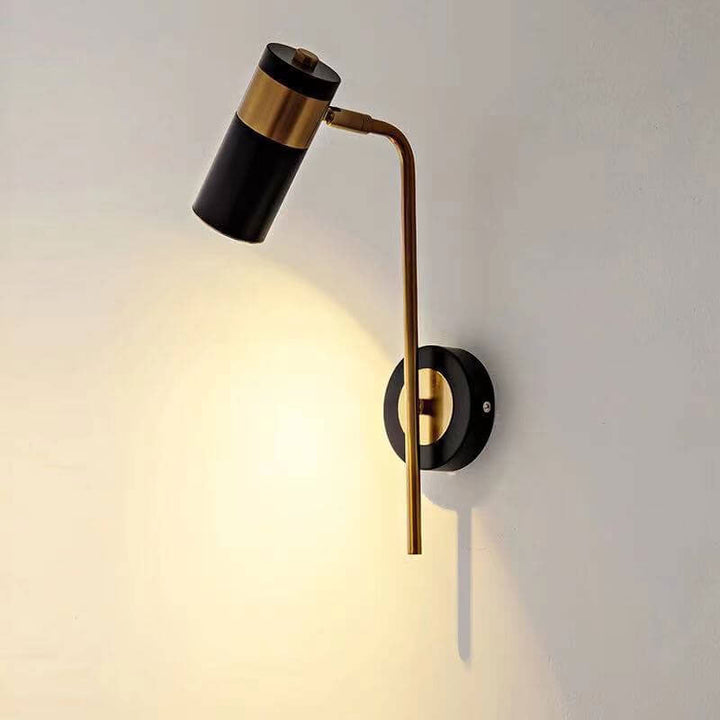 Rotating LED Wall Light - Energy Efficient Iron Wall Lamp for Contemporary Decor, Adjustable Sconce