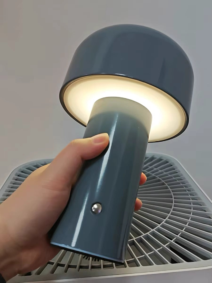 Portable LED Mushroom Table Lamp Touch Control Rechargeable