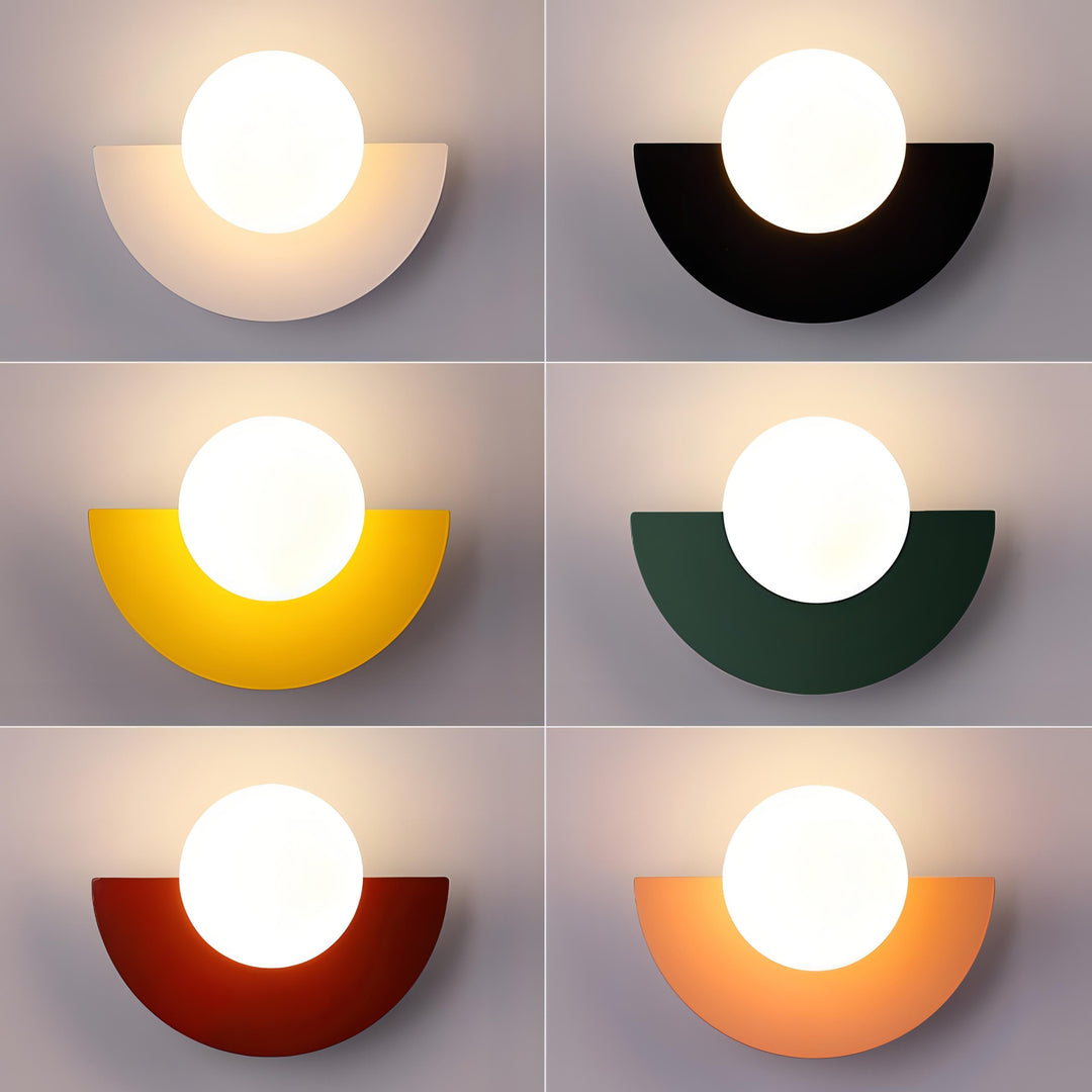 Nordic Semicircle Wall Light - View 3
