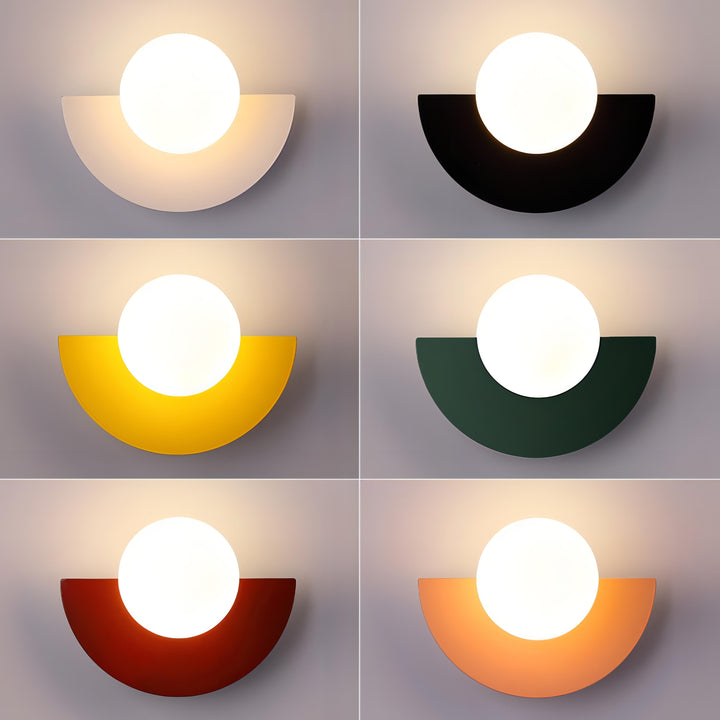 Nordic Semicircle Wall Light - View 3