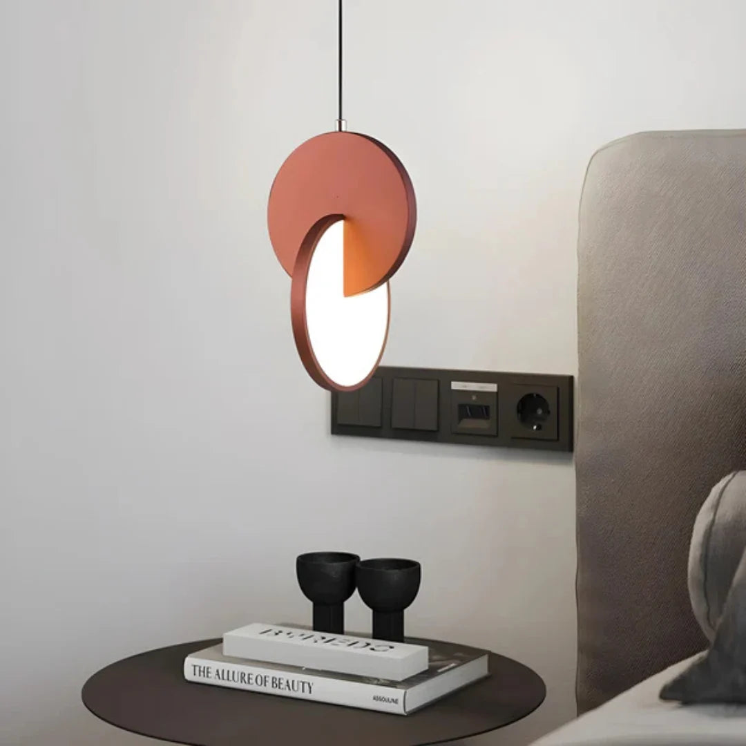 Asymmetric Disc LED Pendant Light - View 4