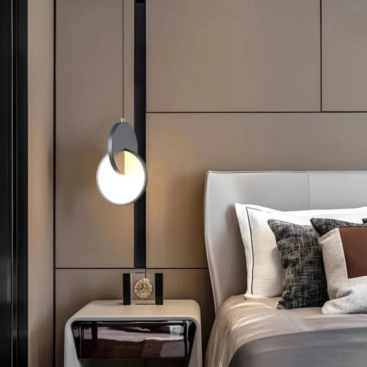 Asymmetric Disc LED Pendant Light - View 6