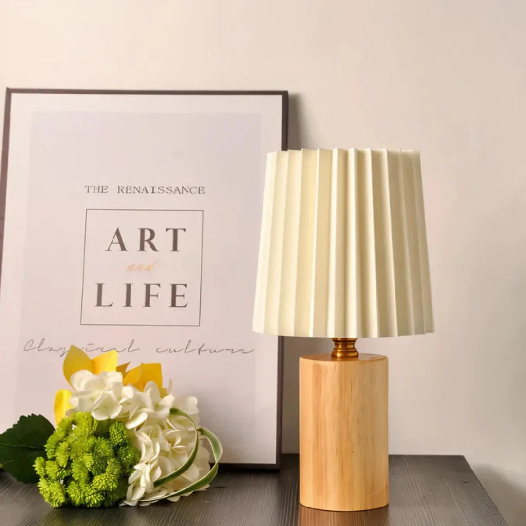 Pleated Shade Table Lamp - View 2
