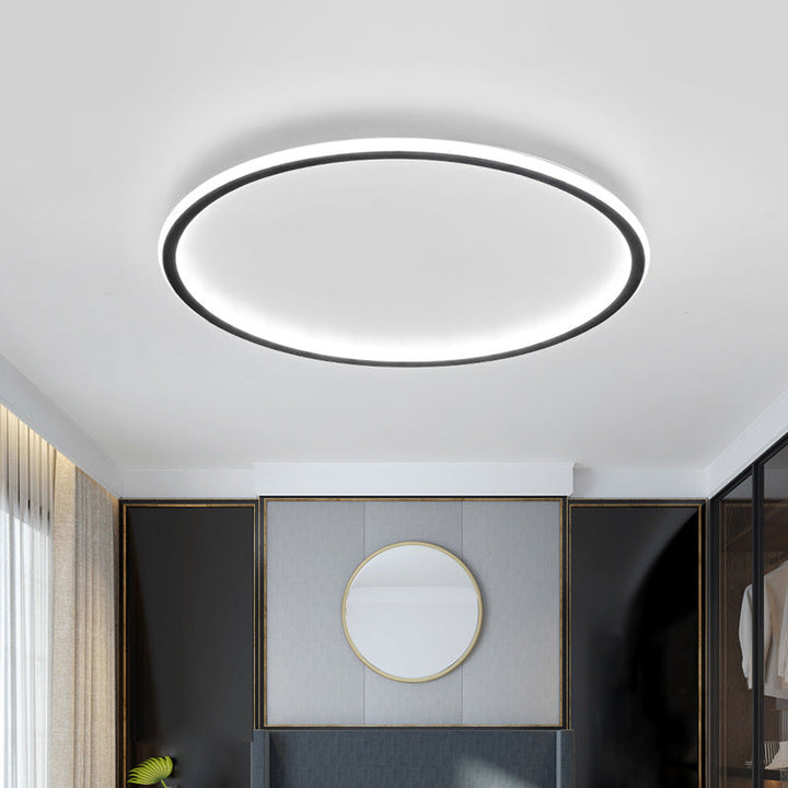 Scandinavian Round LED Ceiling Light Fixture - Minimalist Flush Mount Design for Dining Room and Bar, Multiple Sizes Available 6