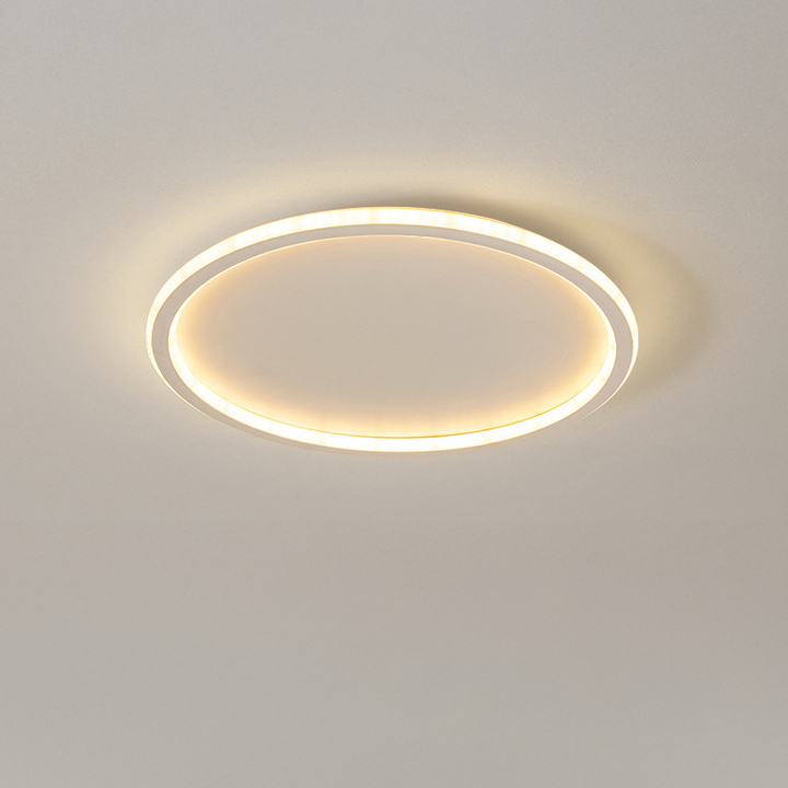 Scandinavian Round LED Ceiling Light Fixture - Minimalist Flush Mount Design for Dining Room and Bar, Multiple Sizes Available 8