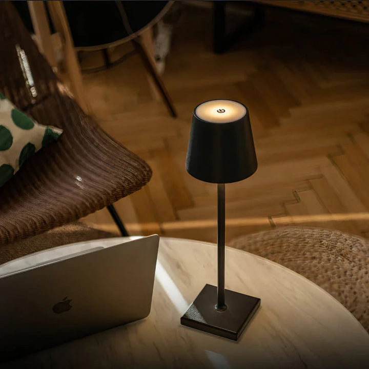Scandinavian Touch Control Lamp - Rechargeable Waterproof Floor Lamp for Indoor and Outdoor Use, Adjustable Brightness 7