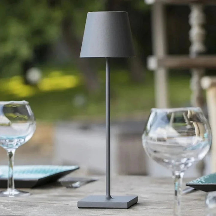 Scandinavian Touch Control Lamp - Rechargeable Waterproof Floor Lamp for Indoor and Outdoor Use, Adjustable Brightness 8