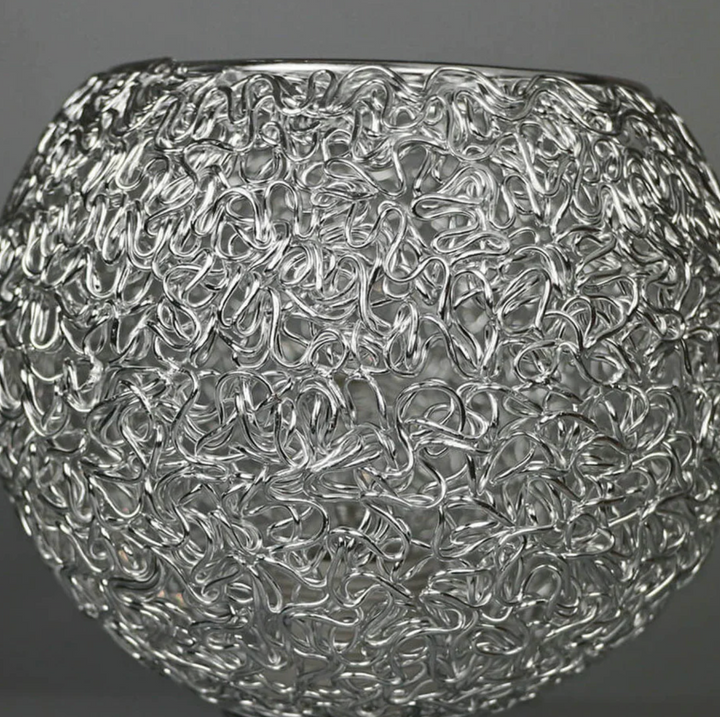Metal Globe Ceiling Light - View 4