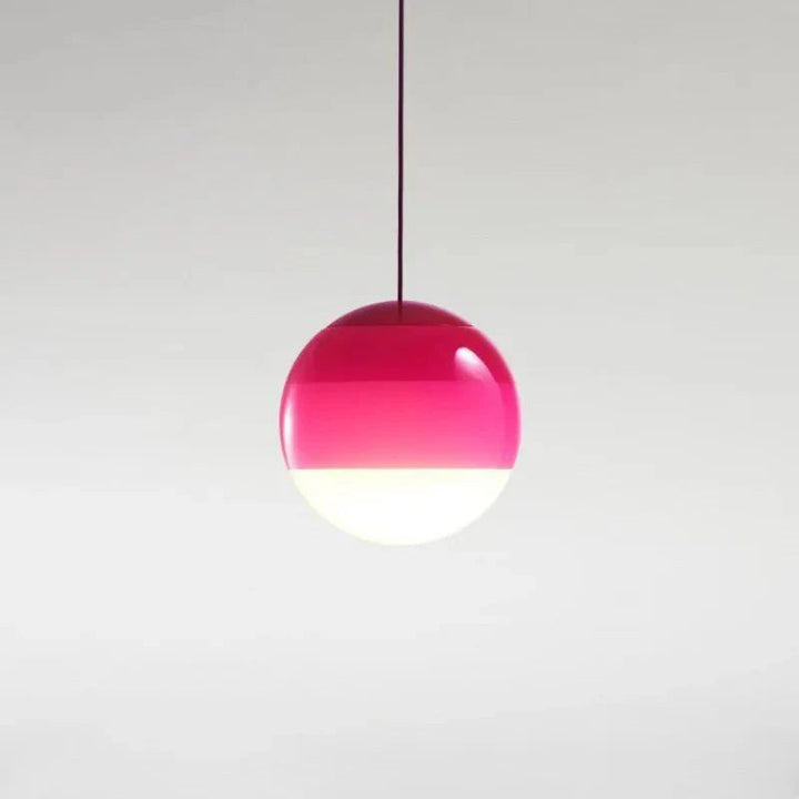 Seven Colour Gradient Glass Pendant Light - Modern Minimalist Design for Stylish Illumination 9