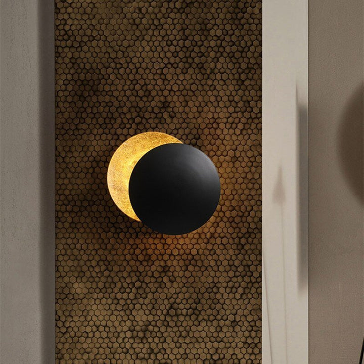 Solar Eclipse Wall Light - Elegant Modern Ambient Lighting Fixture for Living Room, Bedroom, and Hallway - Energy-Efficient LED Design 3