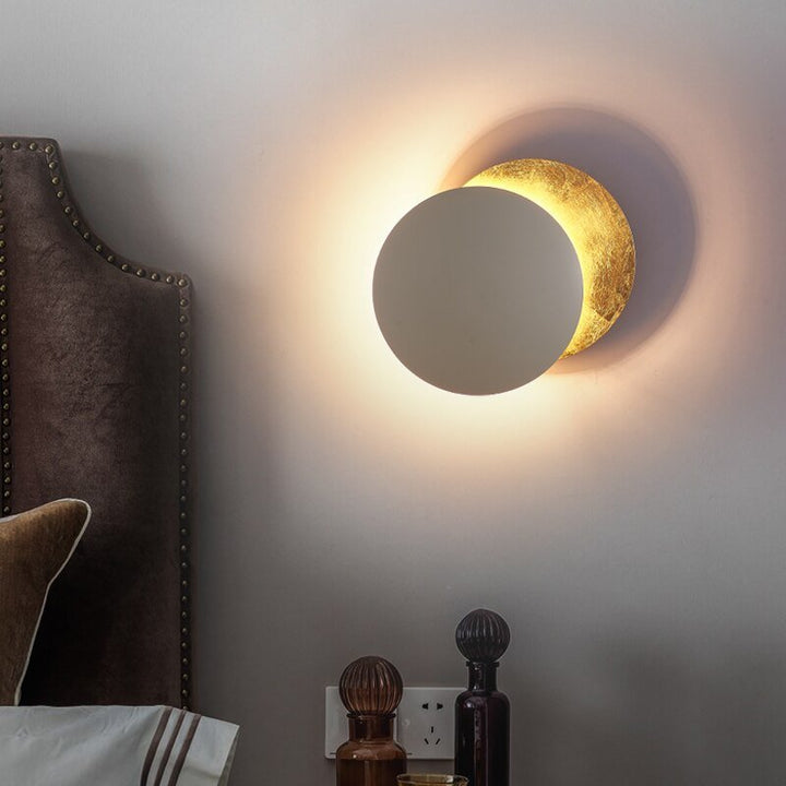 Solar Eclipse Wall Light - Elegant Modern Ambient Lighting Fixture for Living Room, Bedroom, and Hallway - Energy-Efficient LED Design 5
