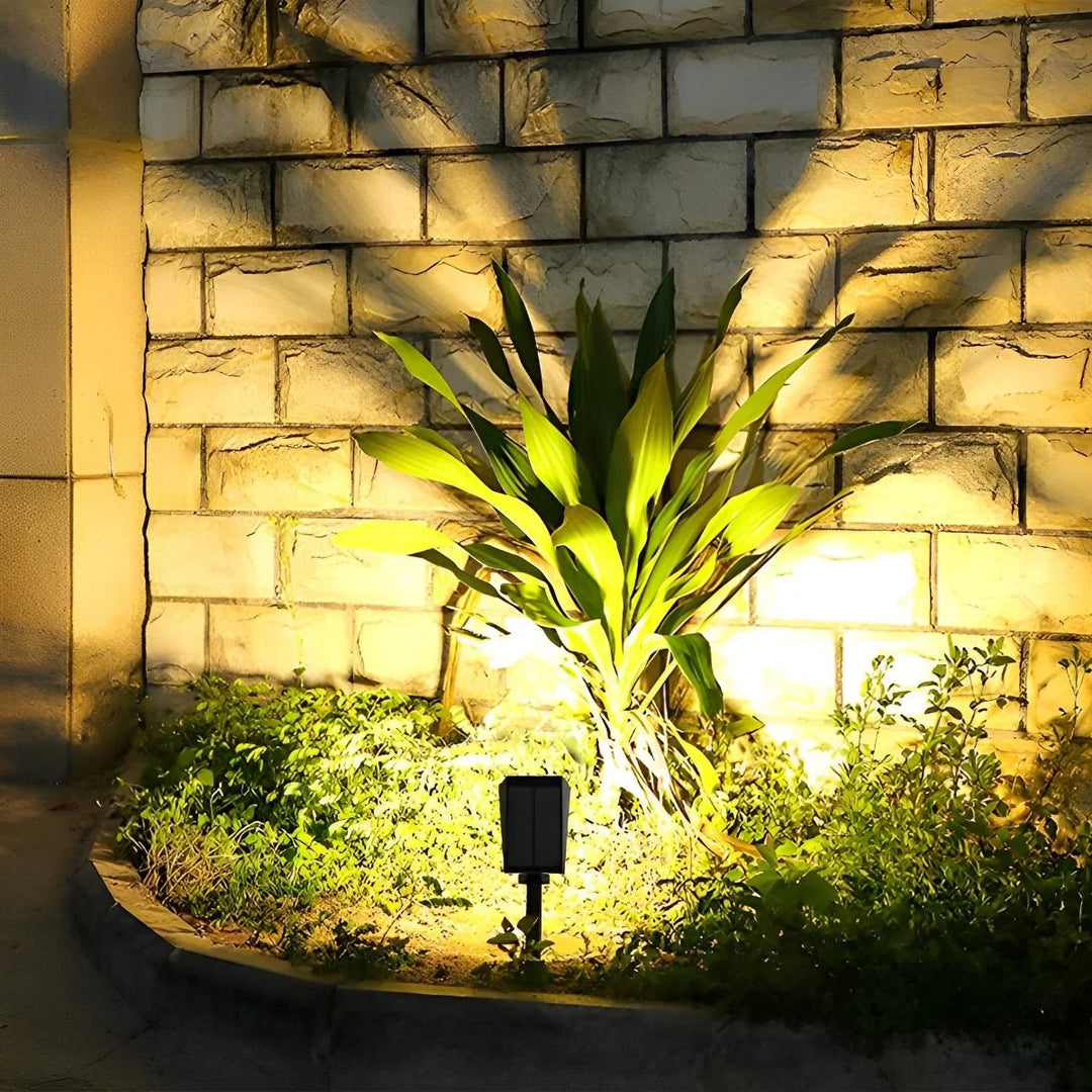 Solar Garden Spotlight in Warm White