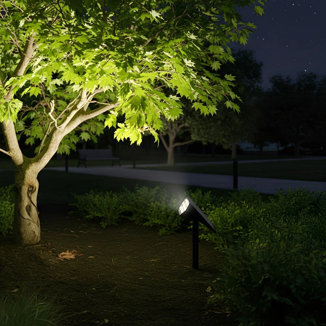 Solar Garden Spotlight - View 2