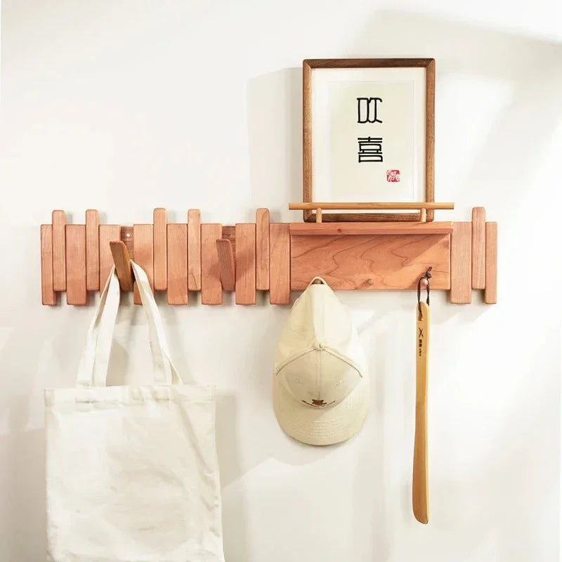 Solid Wood Coat Rack