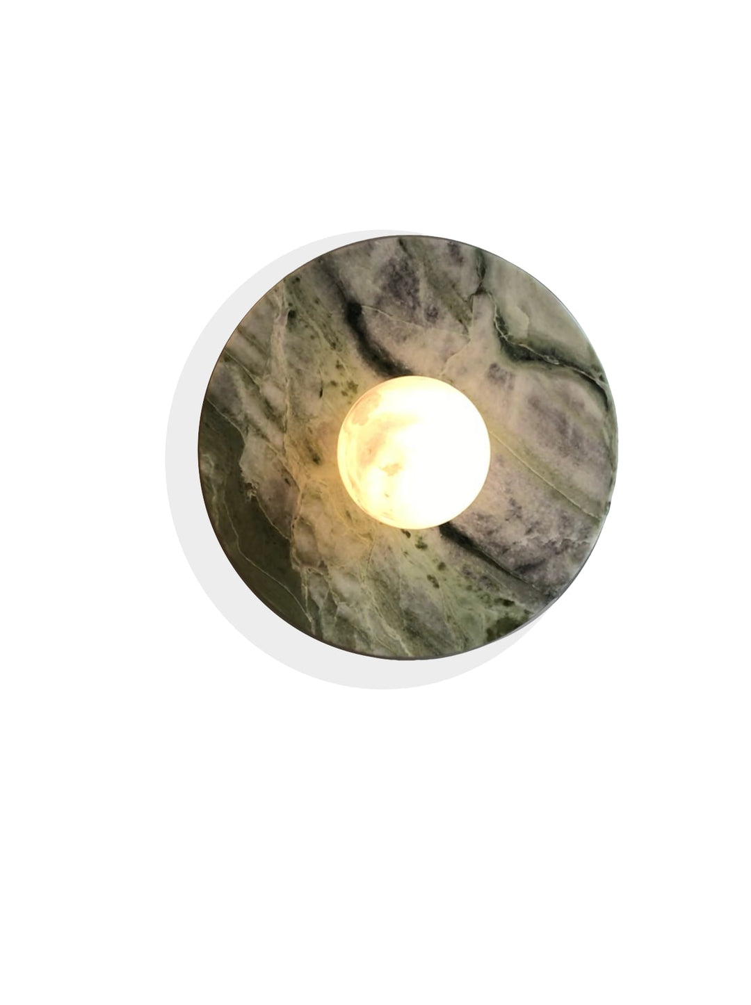 Spanish Marble Disc Wall Light, G9