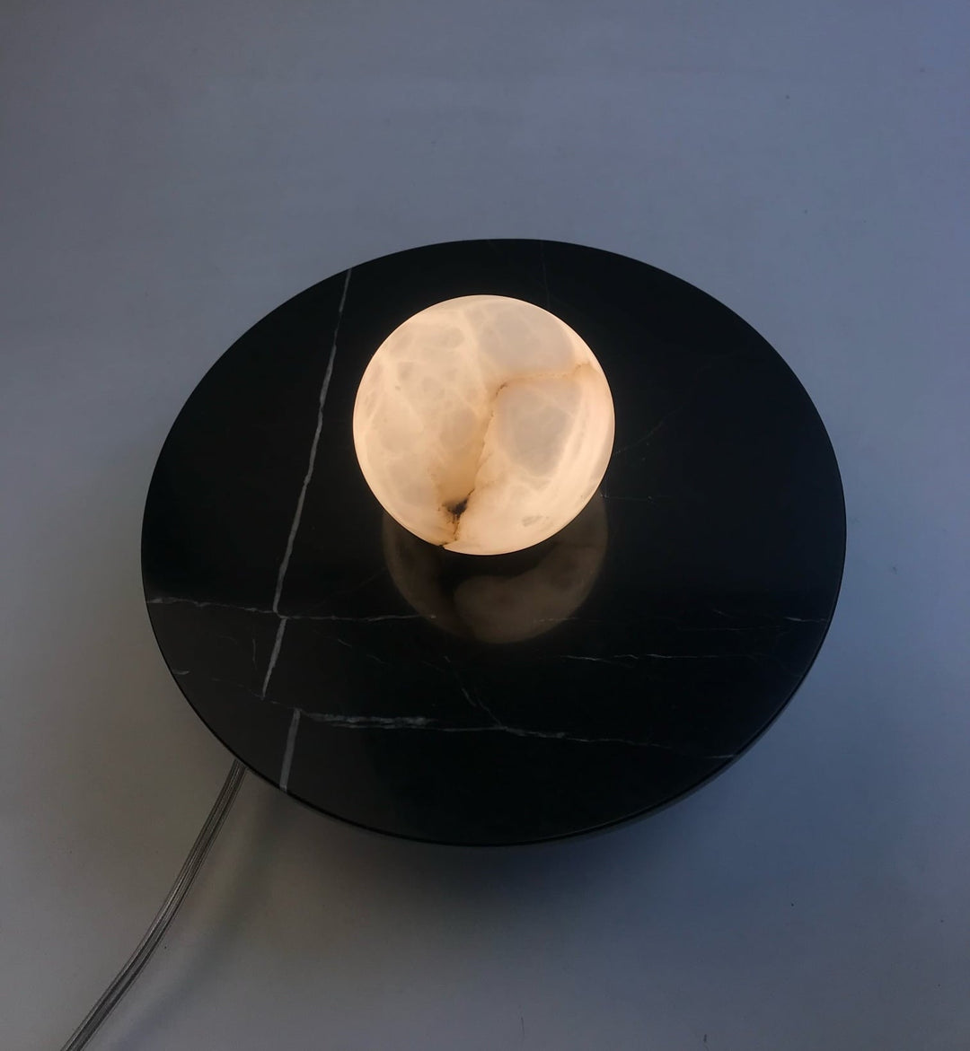 Spanish Marble Disc Wall Light, G9