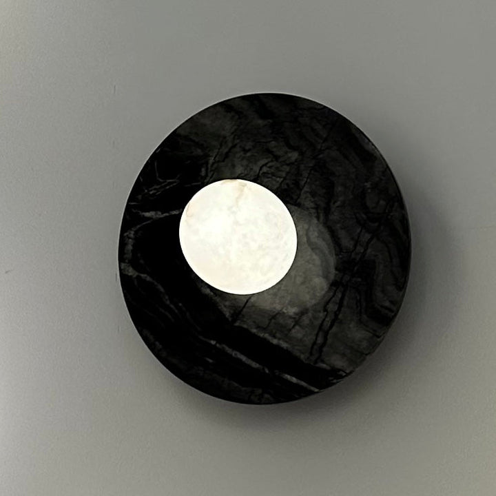 Spanish Marble Disc Wall Light, G9