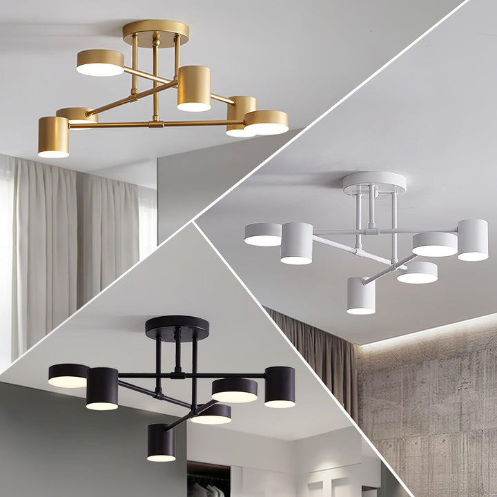 Six Light Sputnik Ceiling Light - View 22