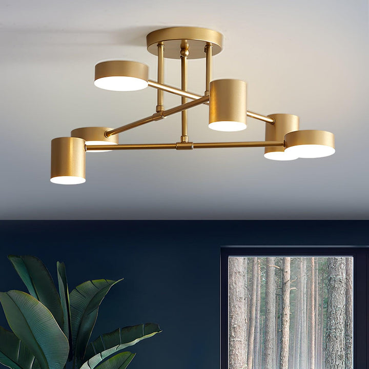 Six Light Sputnik Ceiling Light