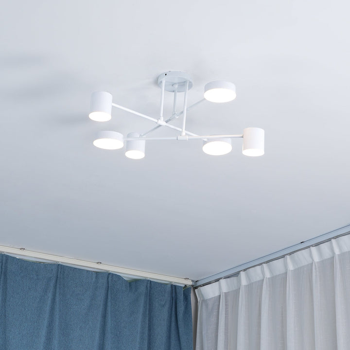 Six Light Sputnik Ceiling Light - View 15