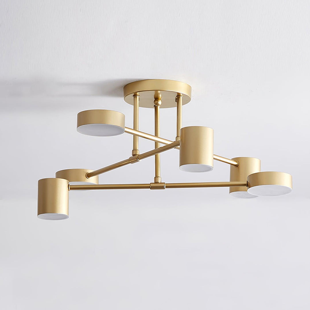 Six Light Sputnik Ceiling Light - View 9