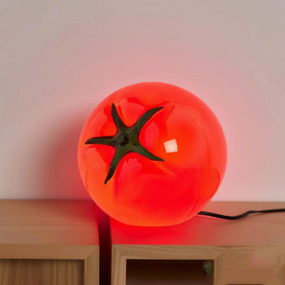 Tomato Glass Table Lamp, Integrated LED
